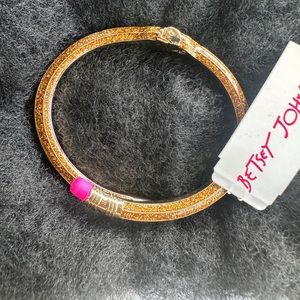 Betsey Johnson Gold wrap pencil bracelet